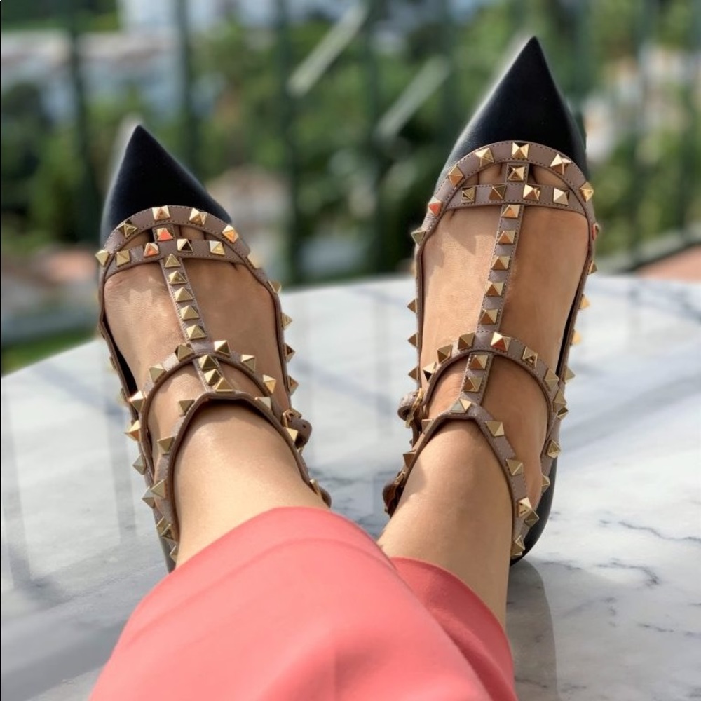 Valentino RockStud Ballet Flats size 36
